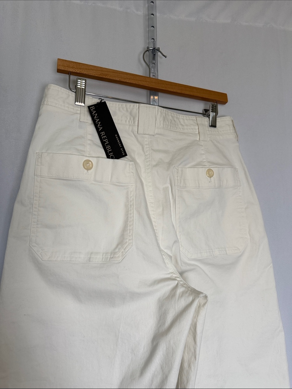 NEW Banana Republic Women's The Barrel Pant Size 6 Cream White - Picture 6 of 15